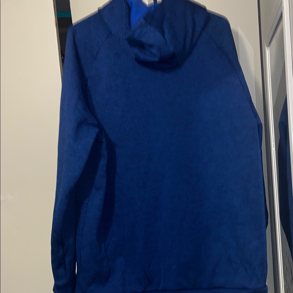 Nike Royal Blue Hoodie with Black Swoosh - Picture 6 of 6